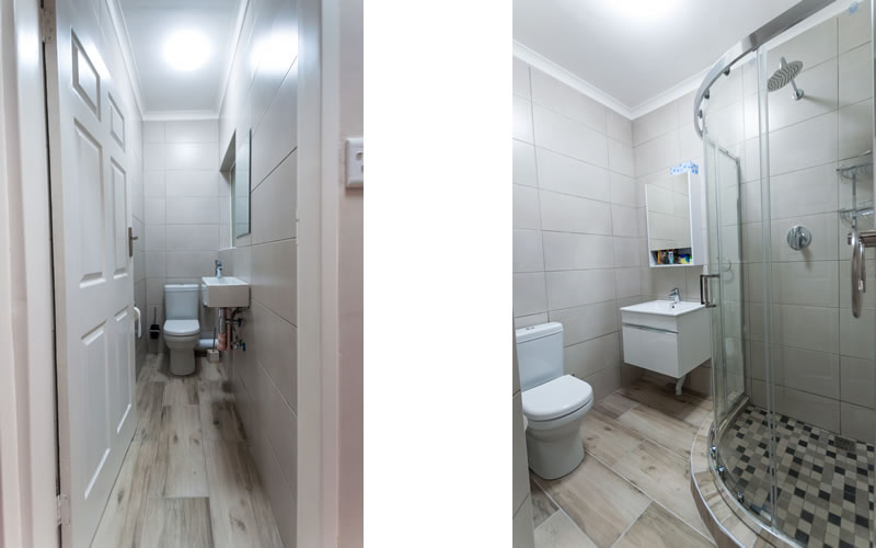 The cost to upgrade a bathroom in Bloemfontein in 2021.
